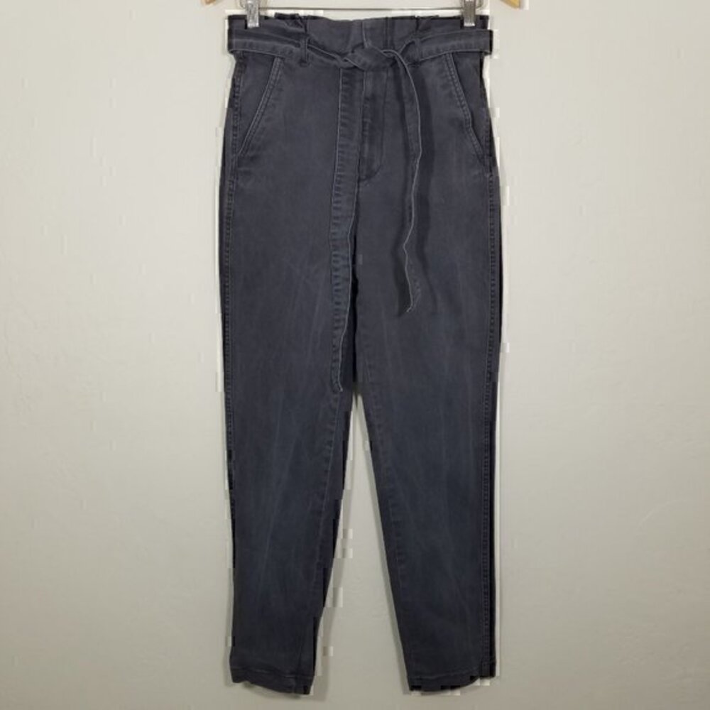 Express Extreme High Rise Paperbag Stretch Jeans Size 4R